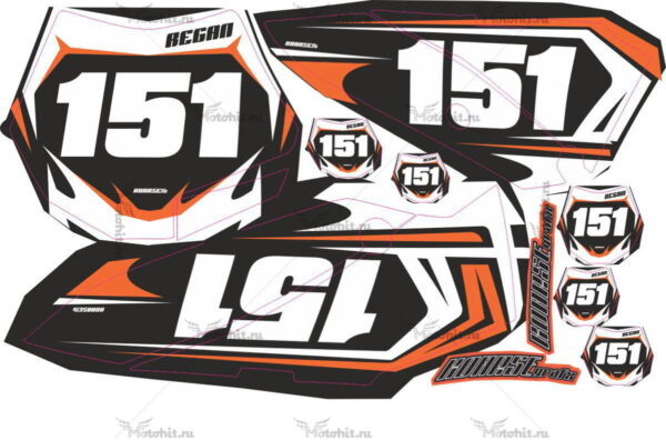Decals for KTM SX-65 2009-2015 G2