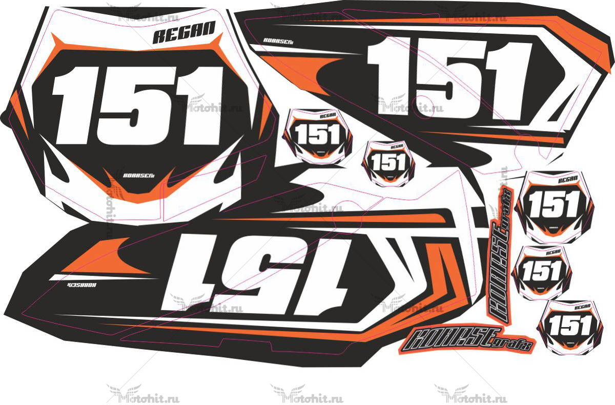 Decals for KTM SX-65 2009-2015 G2
