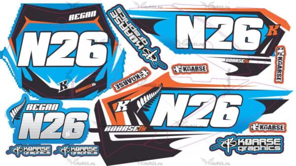 Decals for KTM SX-65 N26 2009-2015