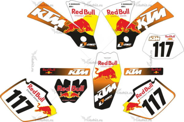 Decals for KTM SX-125 2003-2004