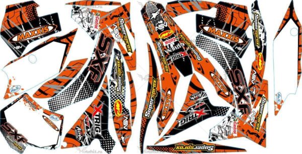 Decals for KTM SX-125 2011-2013 MAXXIS3-SXF