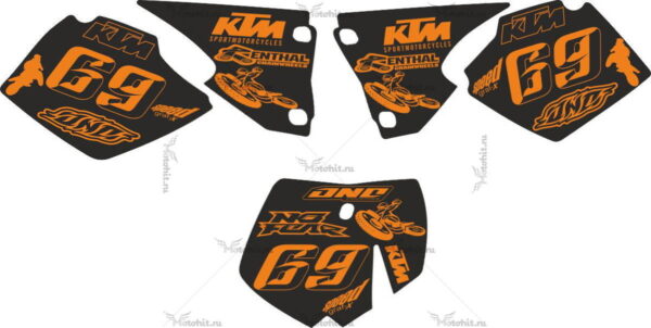 Decals for KTM SX-125 RACING