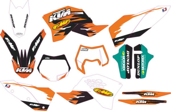 Decals for KTM SX 2007-2010