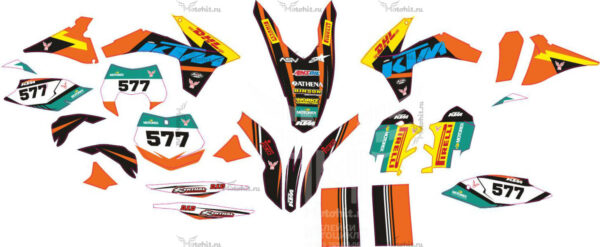 Decals for KTM SX-350 2011
