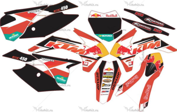Decals for KTM SXF 2013-2014 (SX125+SX150+SFX250+SFX450)
