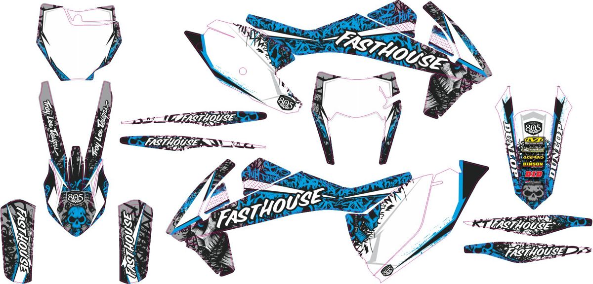 Decals for KTM SXF-450-250 2016-2018