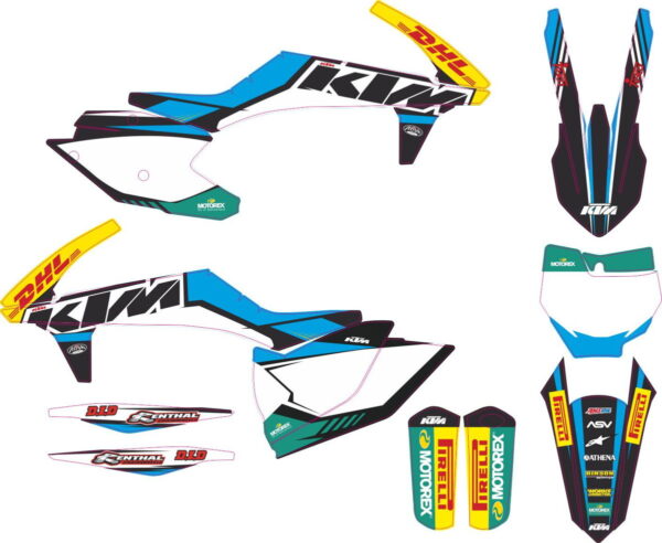 Decals for KTM SXF-450-250 2016-2018 2