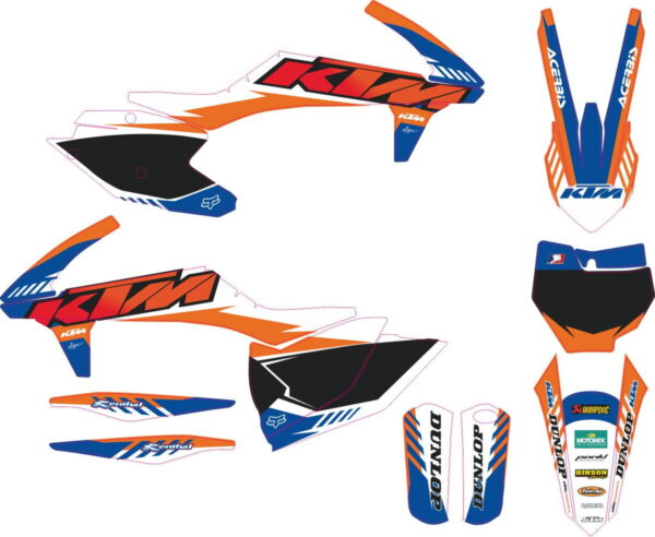 Decals for KTM SXF-450-250 2016-2018 4