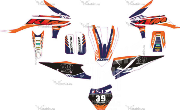 Decals for KTM SXF-450-250 2016-2018 5-2