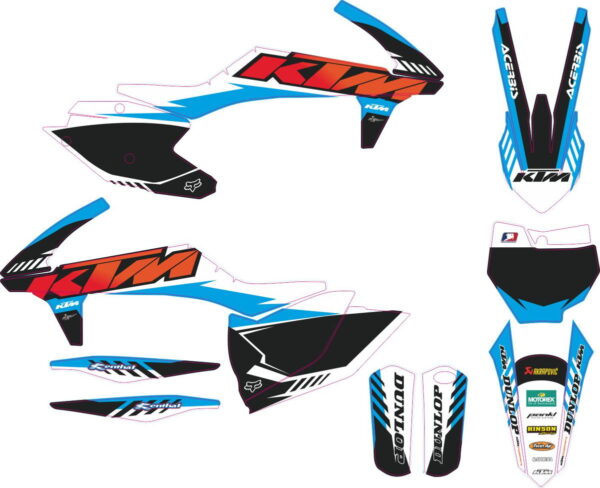Decals for KTM SXF-450-250 2016-2018 6