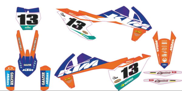 Decals for KTM SXF-450-250 2016-2018 7