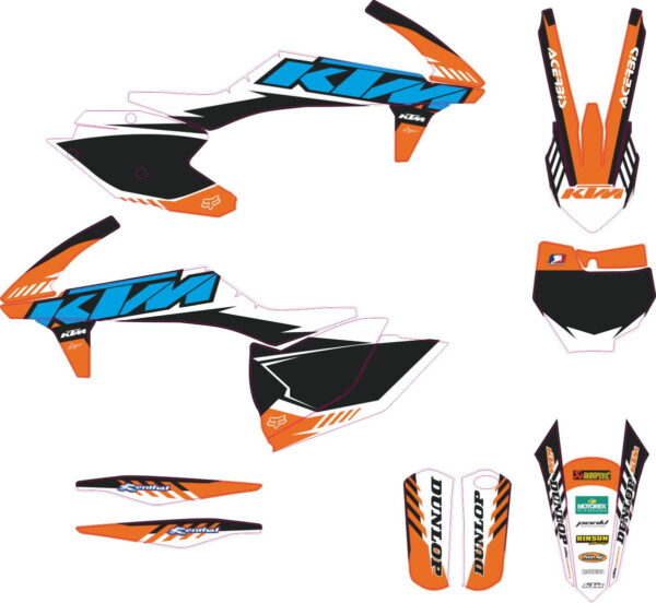 Decals for KTM SXF-450-250 2016-2018 8