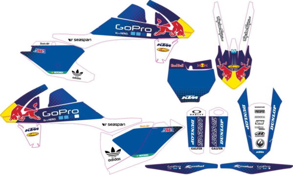 Decals for KTM SXF-450-250 2016-2018 9