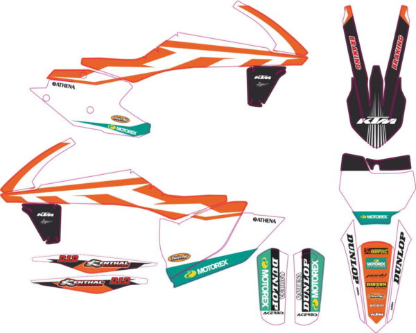 Decals for KTM SXF-450-250 2016-2018 14