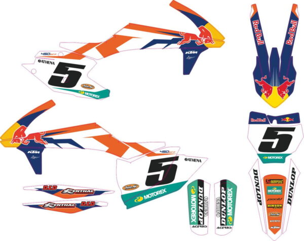 Decals for KTM SXF-450-250 2016-2018 15