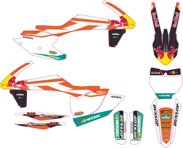 Decals for KTM SXF-450-250 2016-2018 17
