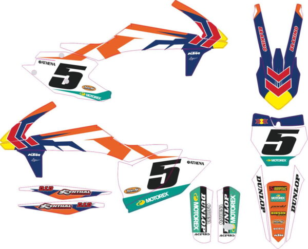 Decals for KTM SXF-450-250 2016-2018 18