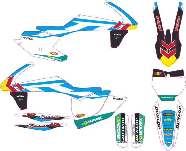 Decals for KTM SXF-450-250 2016-2018 19
