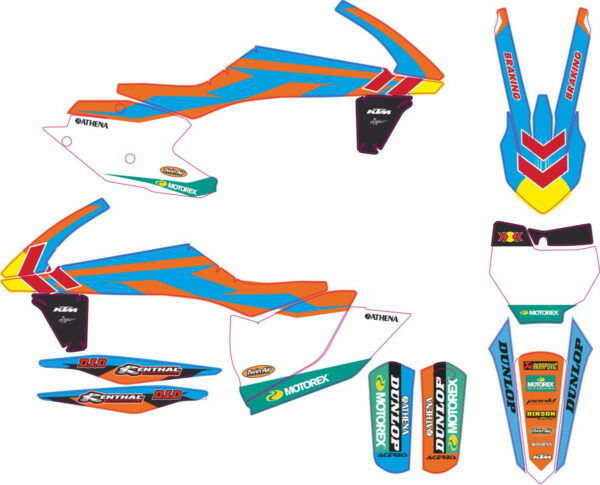 Decals for KTM SXF-450-250 2016-2018 21