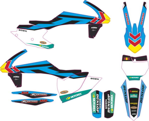 Decals for KTM SXF-450-250 2016-2018 22