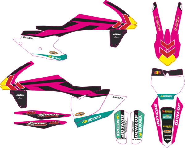 Decals for KTM SXF-450-250 2016-2018 24