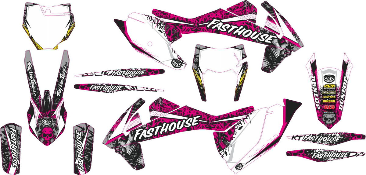 Decals for KTM SXF-450-250 2016-2018 28