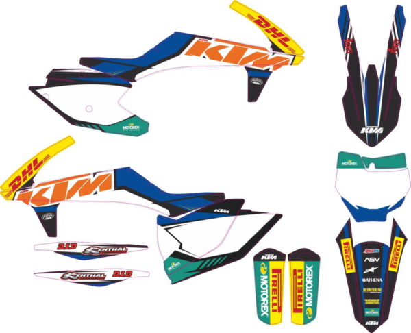 Decals for KTM SXF-450-250 2016-2018 DHL-4