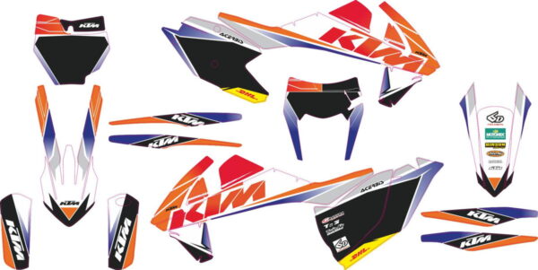 Decals for KTM SXF-450-250 2016-2018 OEM