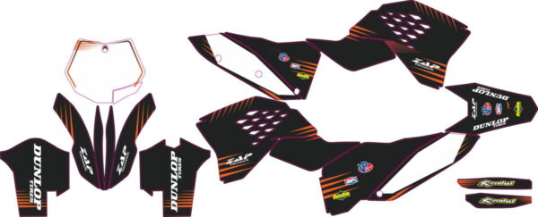 Decals for KTM SX-SXF 2007-2010