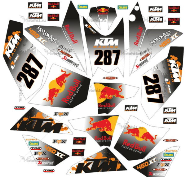 Decals for KTM XC-450