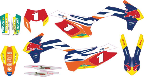 Decals for KTM EXC-XC-W-XCF-W 2014-2016 07