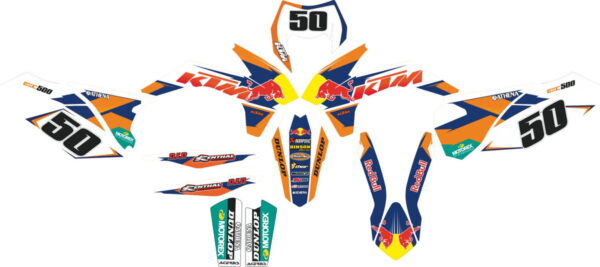 Decals for KTM EXC-XC-W-XCF-W 2014-2016 09