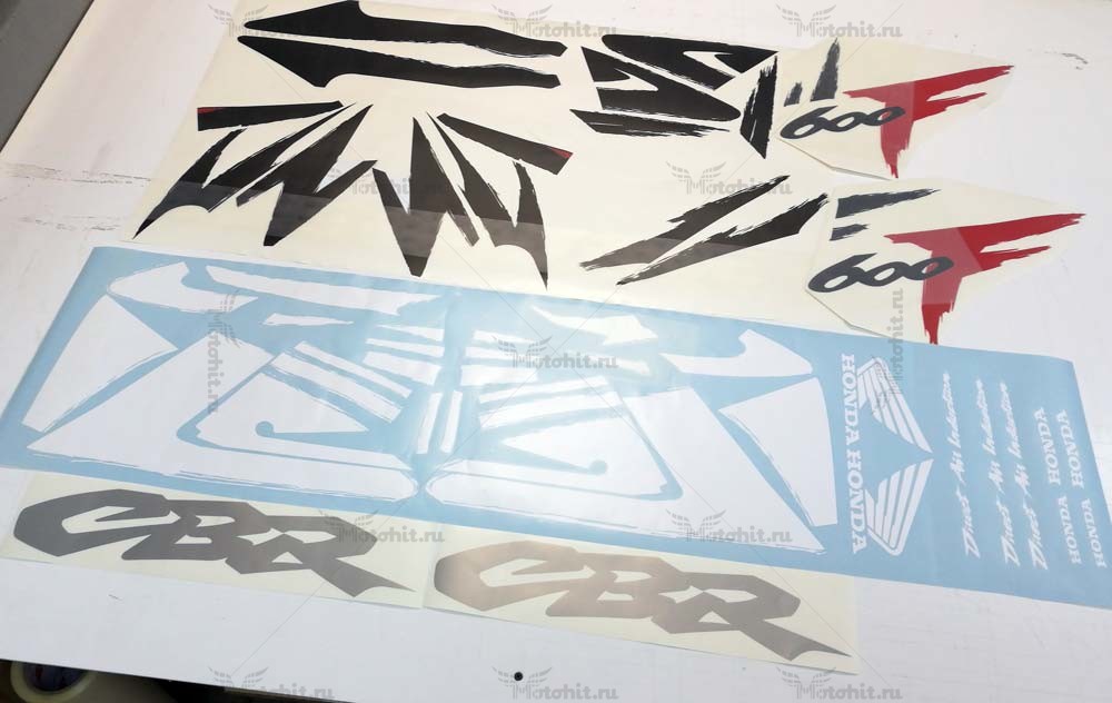 Decals for Honda CBR-600-F3 WHITE 1997-1998 - Image 2