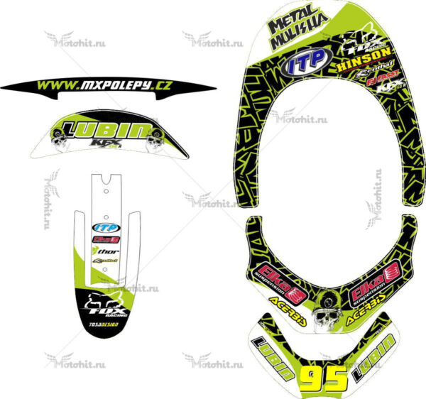 Decals for LEATT BRACE-BURIANEK