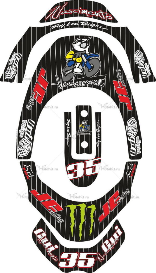 Decals for LEATT BRACE-GUI