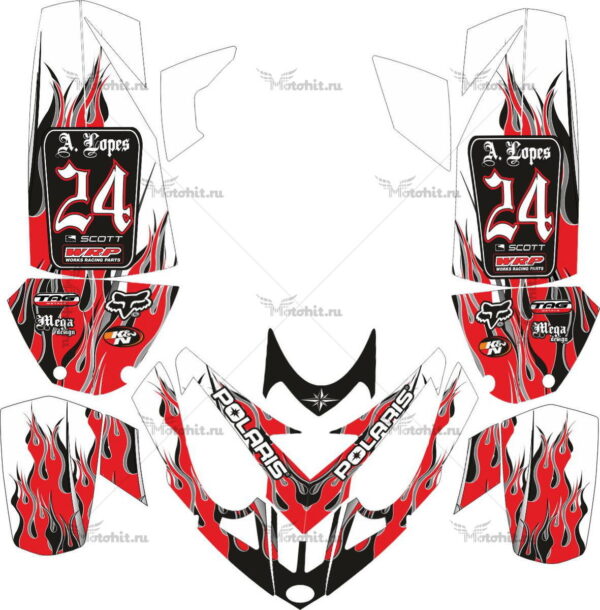 Decals for POLARIS PREDATOR-500