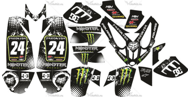 Decals for POLARIS PREDATOR-500 MONSTER