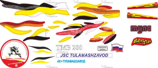 Decals for ТМЗ 200