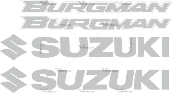 Decals for Suzuki BURGMAN-250