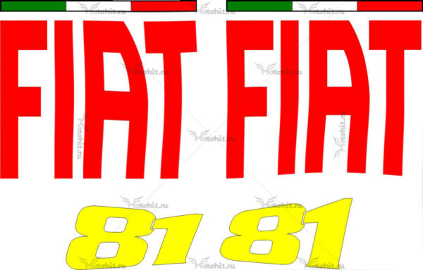 Decals for FIAT 81
