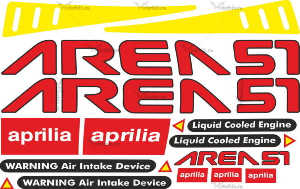 Decals for Aprilia AREA-51