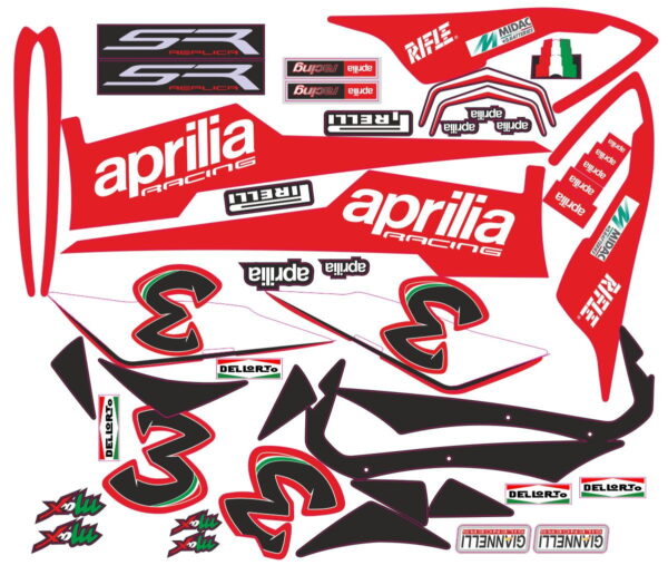 Decals for Aprilia SR-3