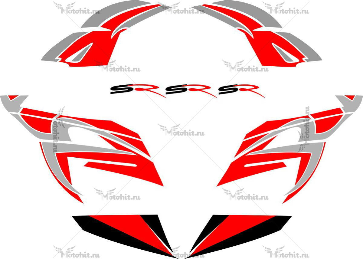 Decals for Aprilia SR-50 NOWA-SILVER