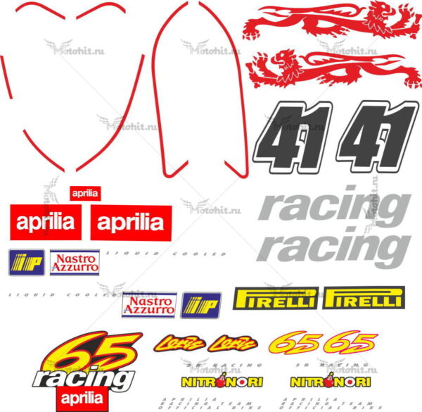 Decals for Aprilia SR-65 RACING