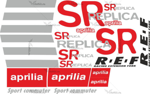 Decals for Aprilia SR-REPLICA