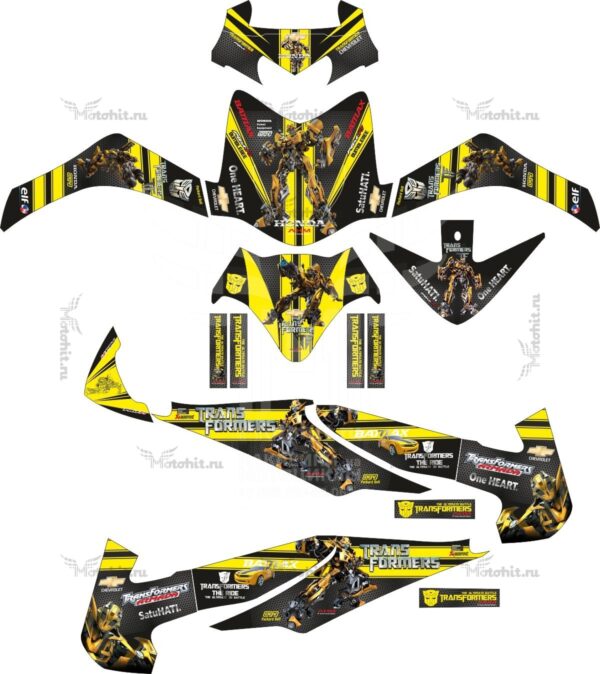 Decals for скутер HONDA REVO TRANSFORMER BUMBLEBEE