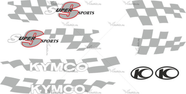 Decals for KYMCO SUPER-SPORT