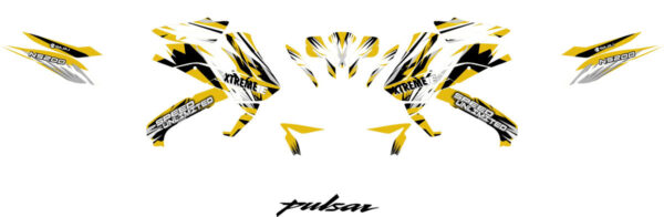 Decals for BAJAJ PULSAR NS 200 AMARILLA TAMA