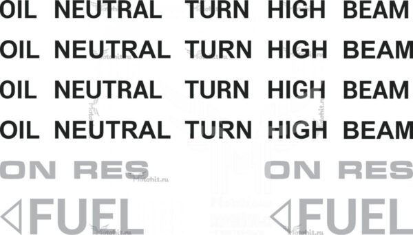 Decals for SUZUKI SERVICE TXT