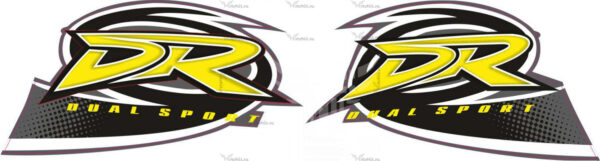 Decals for SUZUKI DR-200 Grey